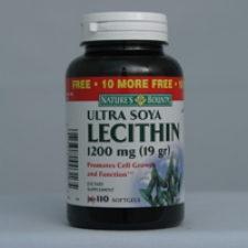 Lecithin (19 gr)1200mg 100 Softgels Each - 3 Pack