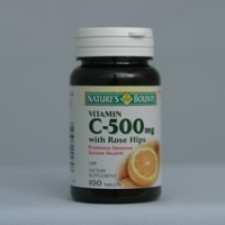 C-500mg with Rose Hips 100 Tablets Each - 3 Pack