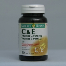 C and E 50 Softgels Each - 3 Pack