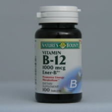 B-12 1000 mcg 100 Tablets Each - 3 Pack