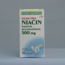 Flush Free Niacin 500mg 50 Capsules Each - 3 Pack
