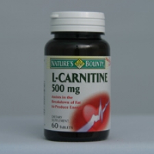 L-Carnitine 500mg 60 Tablets Each - 3 Pack