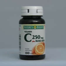 C-250 with Rose Hips 100 Tablets Each - 3 Pack