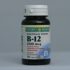 B-12 Sublingual 2500 mcg 50 Tablets Each - 3 Pack