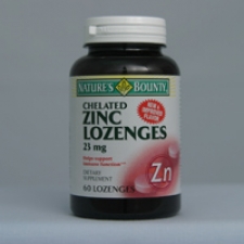 Chelated Zinc Lozenges 23mg 60 Lozenges Each - 3 Pack