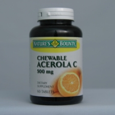 Acerola 'C' Chewable - 500 - 60 Chewable Wafers Each - 3 Pack