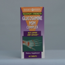 Glucosamine/MSM Complex Maximum Strength 60 Tablets Each - 3 Pack