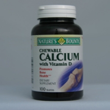 Calcium with D Chewable 100 Wafers Each - 3 Pack