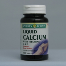 Liquid Calcium 100 Softgels Each - 3 Pack