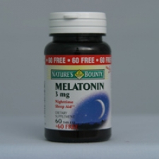 Melatonin 3mg 60 Free Tablets Each - 3 Pack