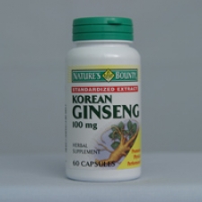 Korean Ginseng 100mg 60 Capsules Each - 3 Pack