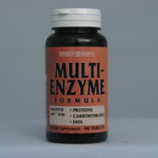 Multi-Enzyme Formula 90 Tablets Each - 3 Pack