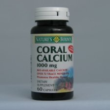 Coral Calcium 1000mg 60 Capsules Each - 3 Pack